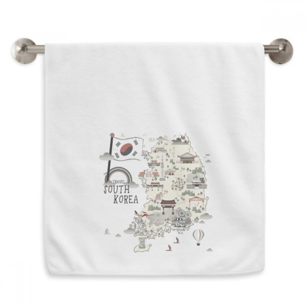 Serviette moelleuse Corée du Sud Diadème en coton blanc haut de gamme pour invités