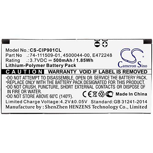 BCXY Battery Replacement for Unified IP Conference Phone 88 CCP-MIC-WRLS-S-US CP-MIC-WRLS 8831 Speaker Base 8831 Daisy Chain Kit E472248 74-111509-01 4500044-00