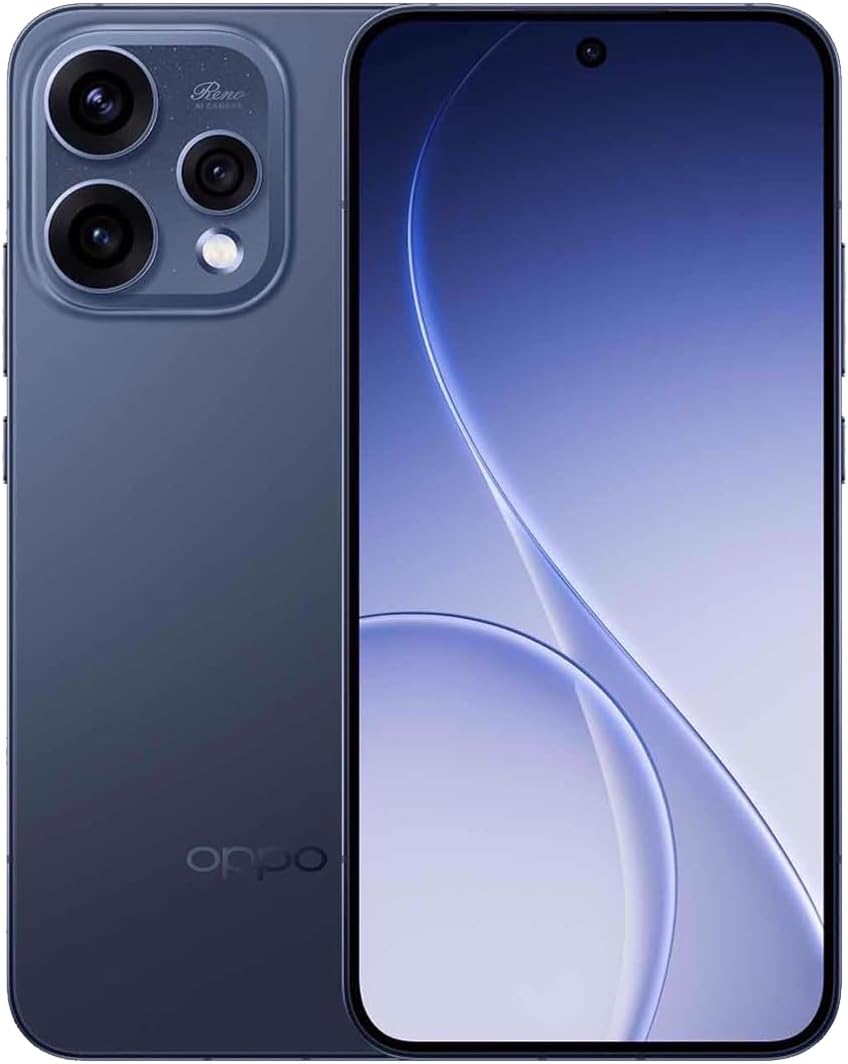 OPPO Reno15 5G CPH2825 512GB Storage 12GB RAM Android 16 Factory Unlocked Smartphone Twilight Blue