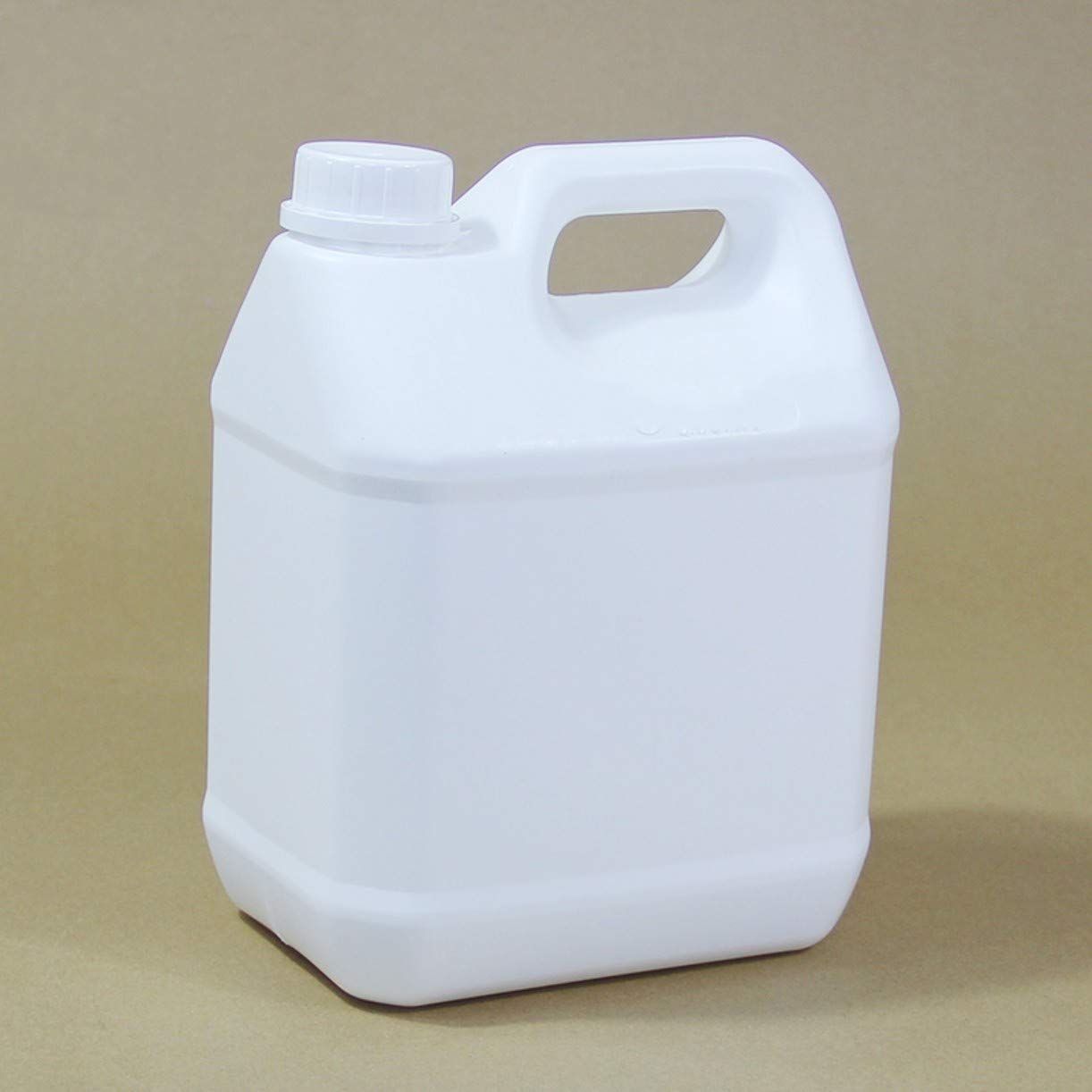 ZHONGJIUYUAN 5PCS (4 Liter) Hedpak Container Plastic Carboy Hedpak Jug with Cap, HDPE, Natural