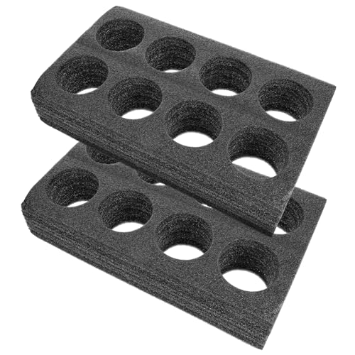 Unomor 2Pcs Drink Carrier Tray Takeout Packing Supply for Cups Beverage Holder for Cold and Hot Drinks for Office School Picnic and Parties