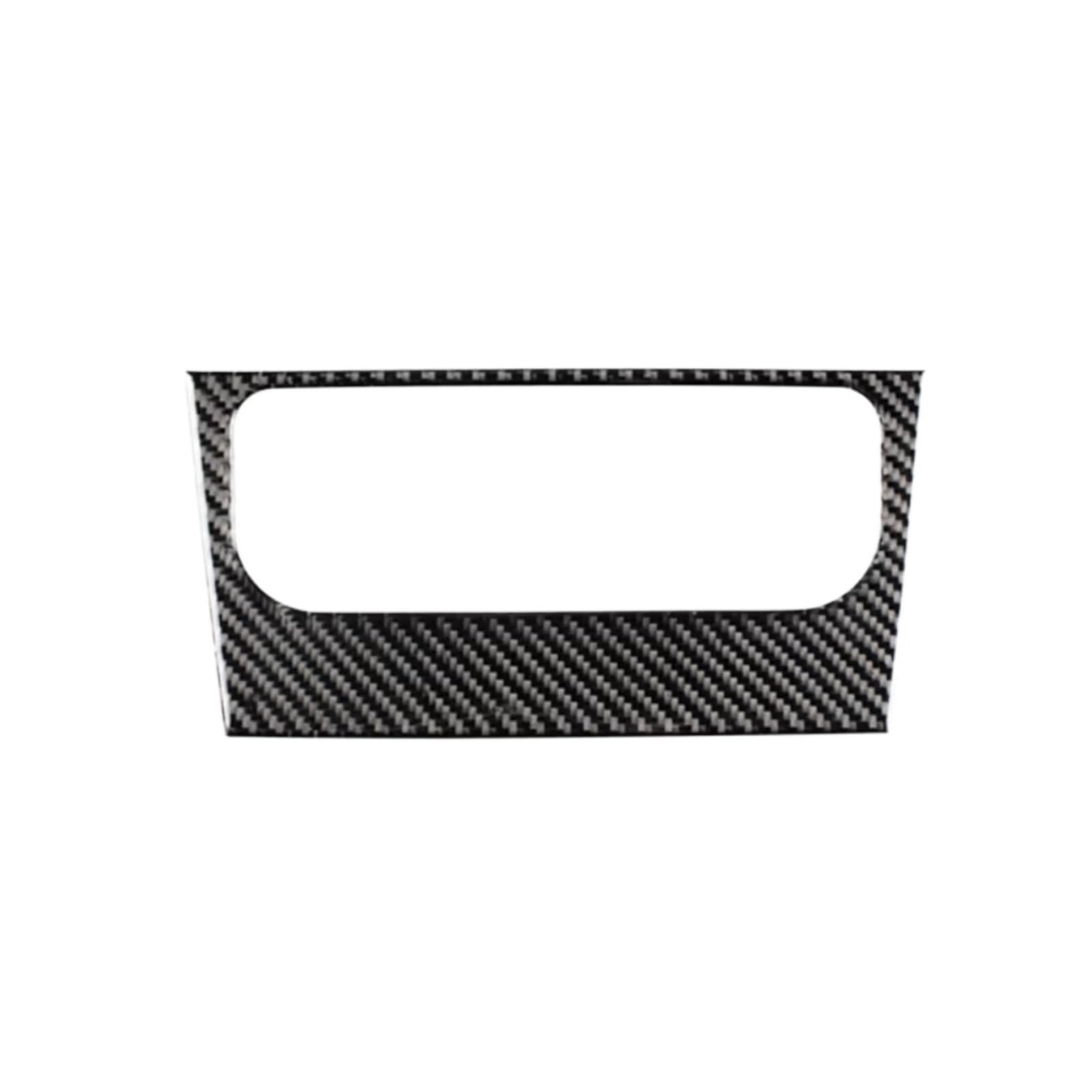 Auto Console Panel Trim Compatible with for Golf 6 2008-2012 Auto Carbon Fiber Interior Decoration Center Console Panel Sticker Trim Cover