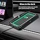 Polmxs Wireless Charger Auto, 2 in 1 15W Schnell Ladestation Auto Handyhalterung Auto Mit Ladefunktion Rutschfester Matt Mit PD 40W Auto Ladegerät für iPhone 15/14/13 Pro/12/11/ Samsung S24/S23/S22