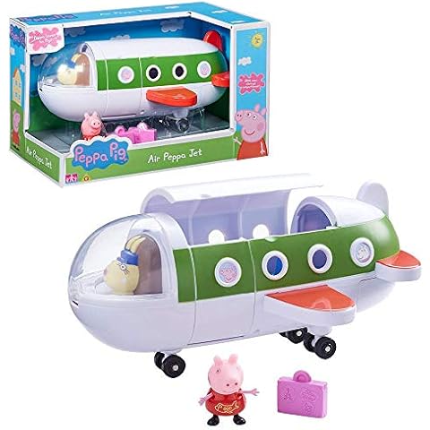 Peppa Pig Flugzeug | Spielset | Peppa Wutz Figur Peppa & Reisekoffer Cover