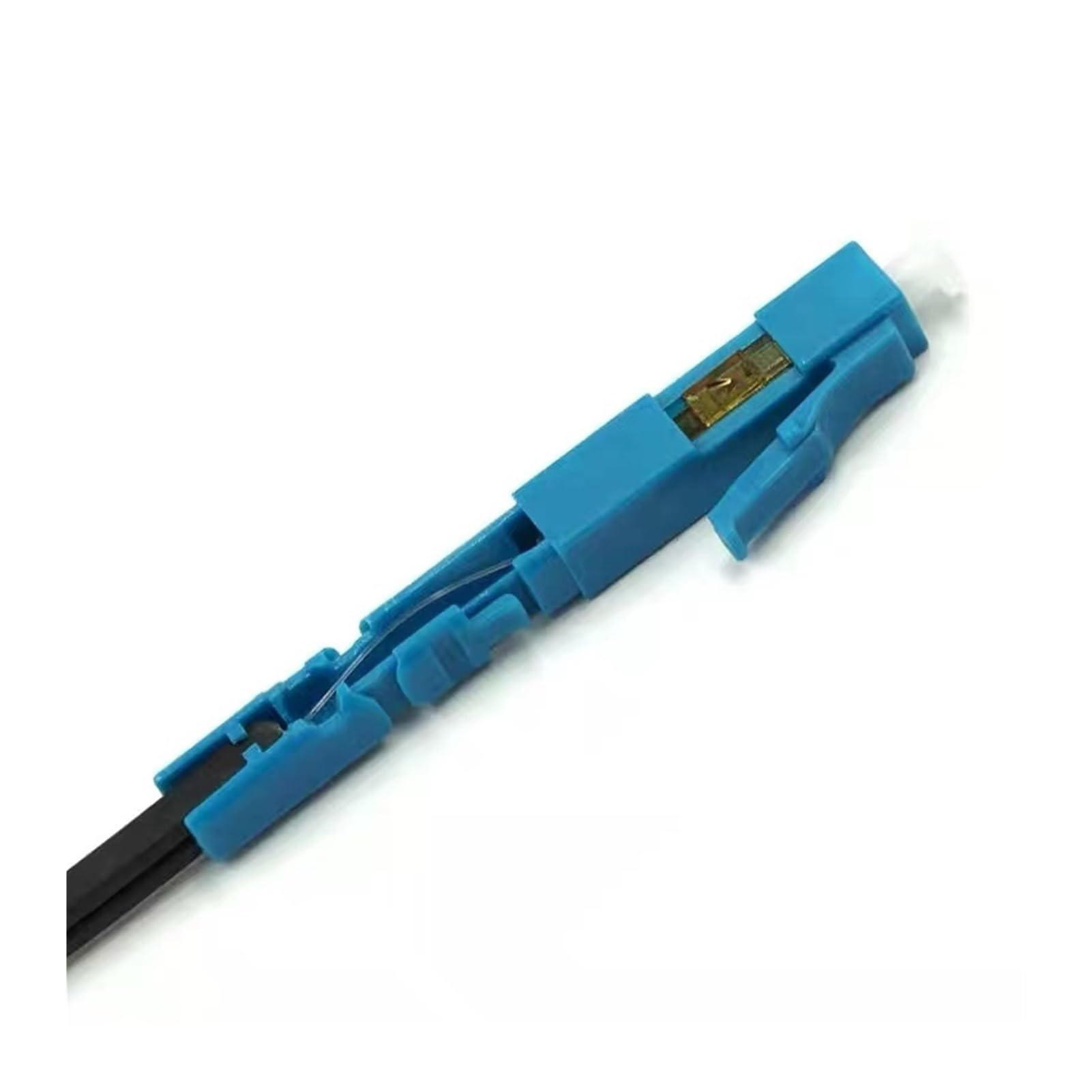 Lot de 20 connecteurs Rapides à Fibre Optique LC, Joint Froid, carré, Rond, câble Composite photoélectrique(for Drop Cable)
