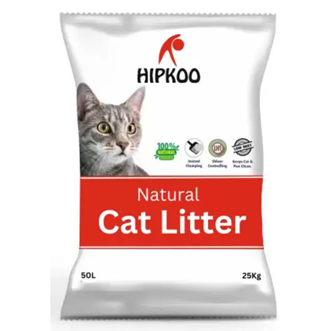 Buy Hipkoo Exclusive Cat Litter 25Kg 100% Natural Unscented