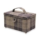 D&D Sewing Basket Kit - Sewing Basket Organizer for Needles, Thread, Tape Measure, Thimbles and Other Sewing Supplies Storage