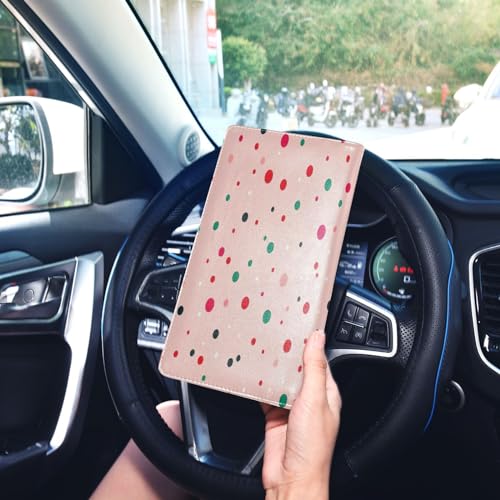 Organizador de documentos para auto cuero miniatura 7
