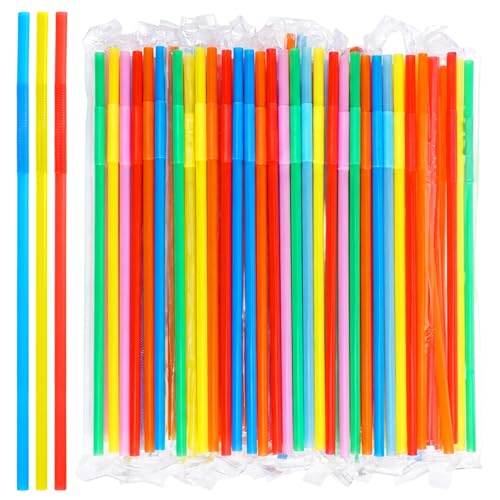 Sibba Pitillos Flexibles Desechables Multicolor 100 pcs miniatura 7