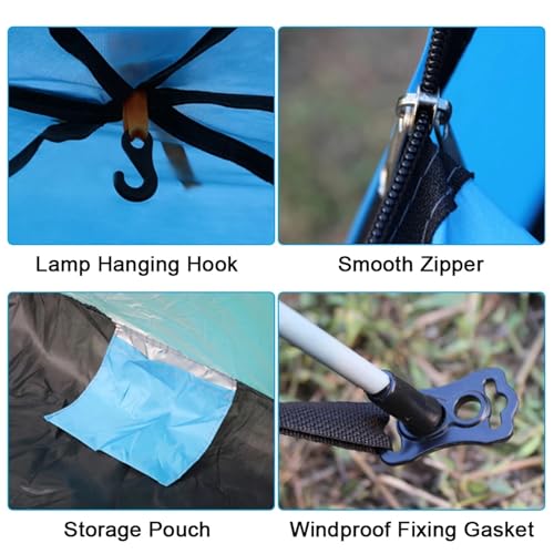 Carpa instantánea resistente al agua para 3-4 personas miniatura 3