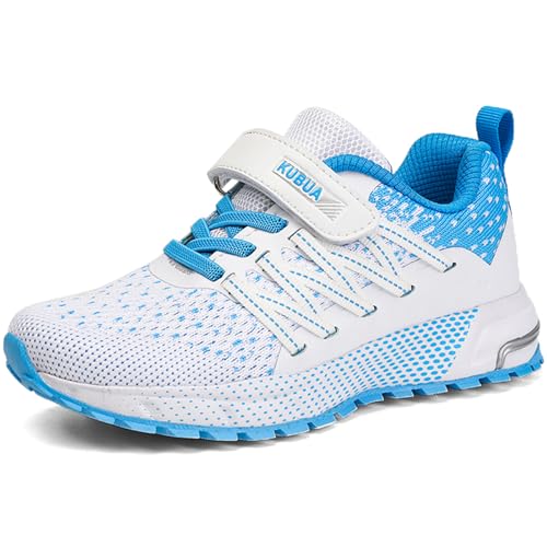 Image of KUBUA Kids Sneakers Lightweight Boys Girls Tennis Shoes | Breathable, Comfortable, Non Slip, Easy to Put On, Running, Walking, Gym, School, Daily Play, Toddler