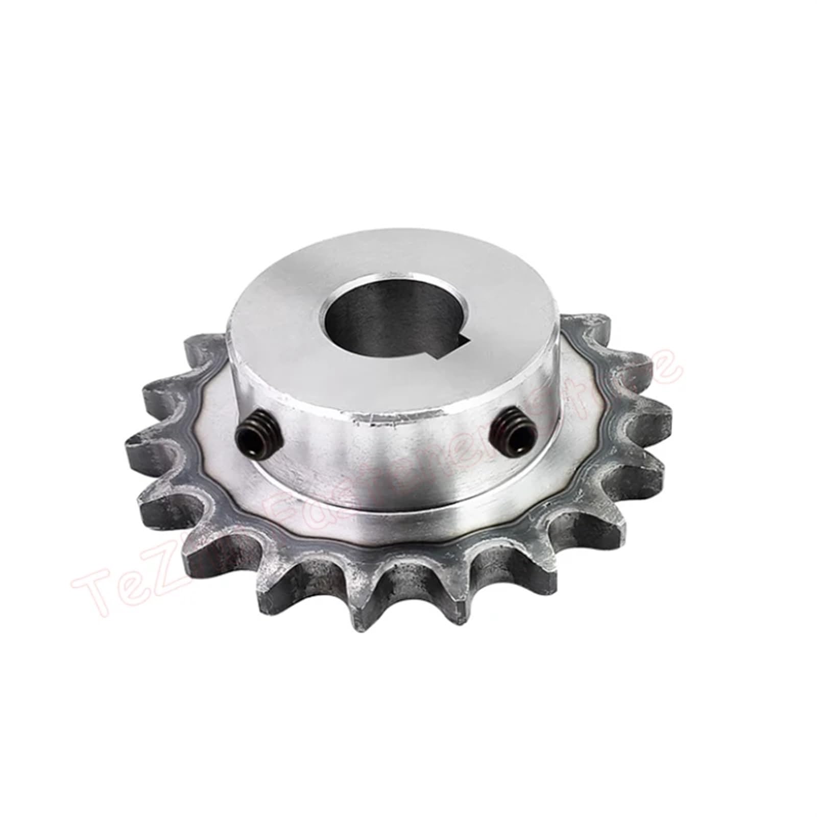 Ruota dentata industriale 08B da 14-32 denti, catena in acciaio da 45#, 14, 15, 16, 17, 18, 19, 20, 22, 23, 24, 25, 26, 28, 30, 32 denti(19 Teeth,22mm (keyway 6mm))