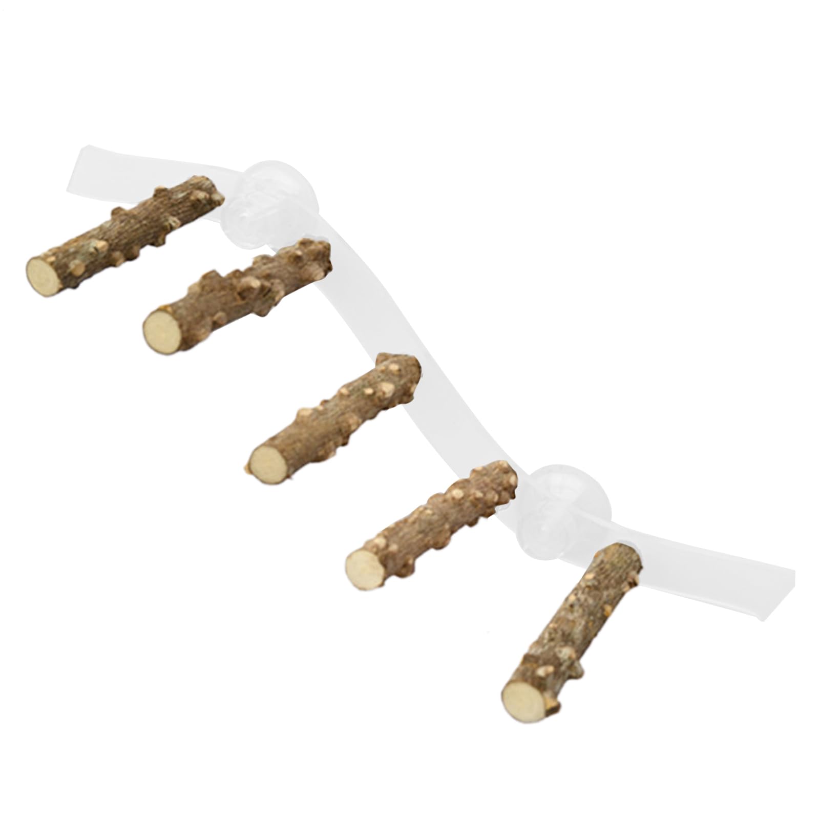 Rechory Bird Perches for Cage - Playstand for Cockatiel - Suction Cup Lightweight Window and Wall Cage Perch for Parrot, Parakeet, Cockatiel