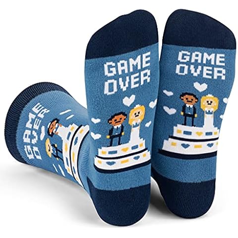 Chaussettes de mariage Lavley Game Over Cover