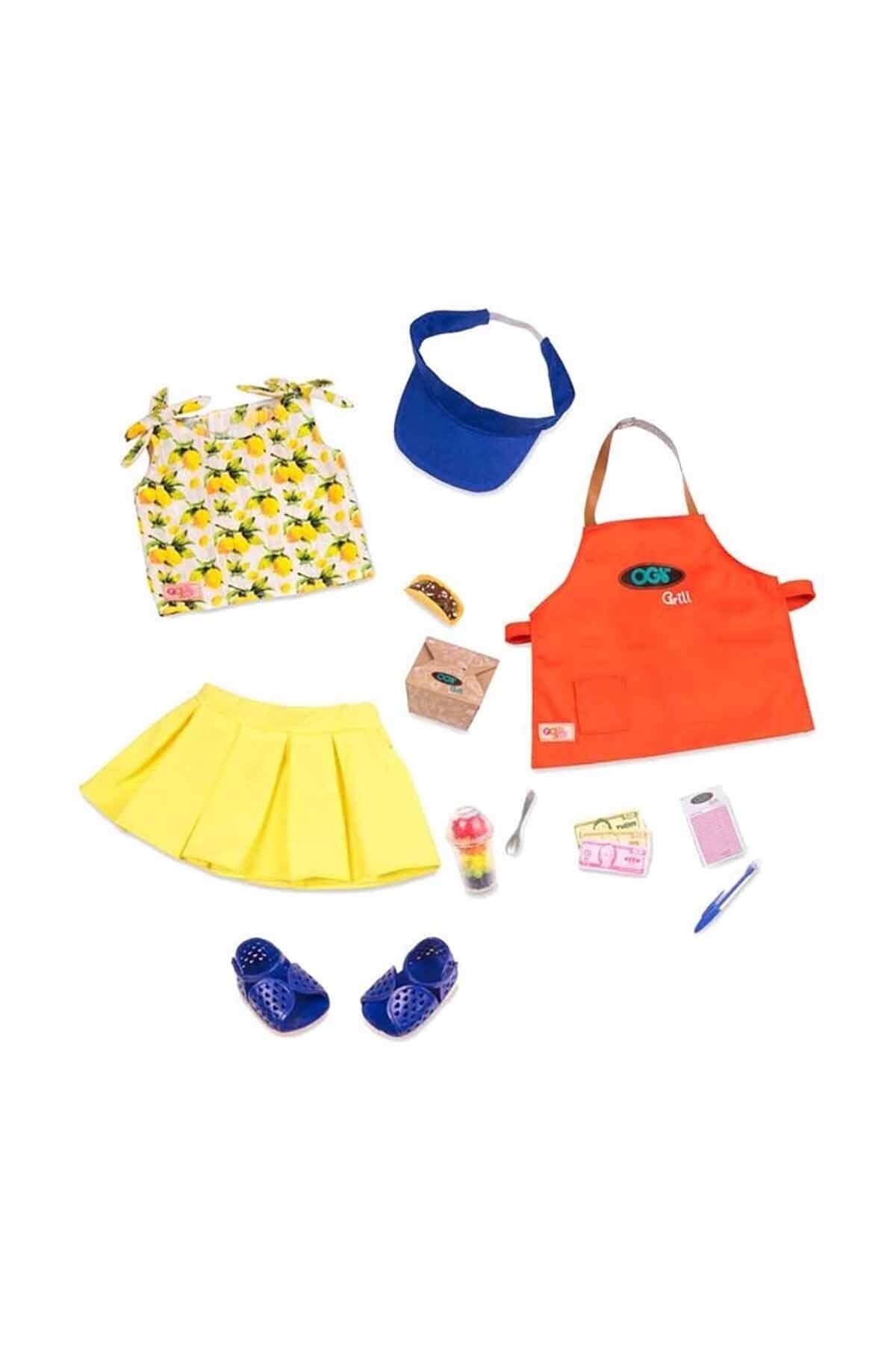 Our Generation - Gekleidet zum Grillen - Food Truck Outfit - Spielzeugessen - 46 cm Puppenkleidung - Fantasievolles Spiel - Spielzeug für Kinder ab 3 Jahren