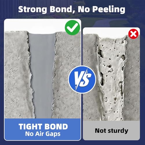 Image of LYROVO Quick-Dry Crack Filling Sealant 500g, Modified Silane Waterproof Concrete Crack Repair Glue for Walls, Roofs, Driveways, Tile & Expansion Joints