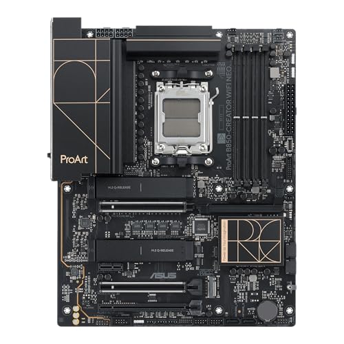 Image of ASUS ProArt B850-CREATOR WiFi NEO AM5 ATX Motherboard, DDR5, DIMM Fit, PCIe 5.0, 3X M.2, WiFi 7, 5Gb LAN, DP, HDMI, USB-C, Creator Hub