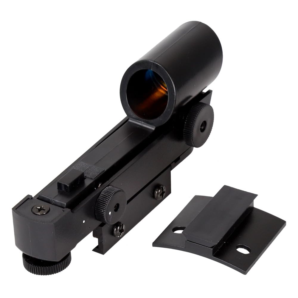 Mirino a Punto Rosso per Telescopio, Mirino Star Finder con Punti Rossi Regolabili, Design Facile da Usare, Luminosità Regolabile, Qualità Premium