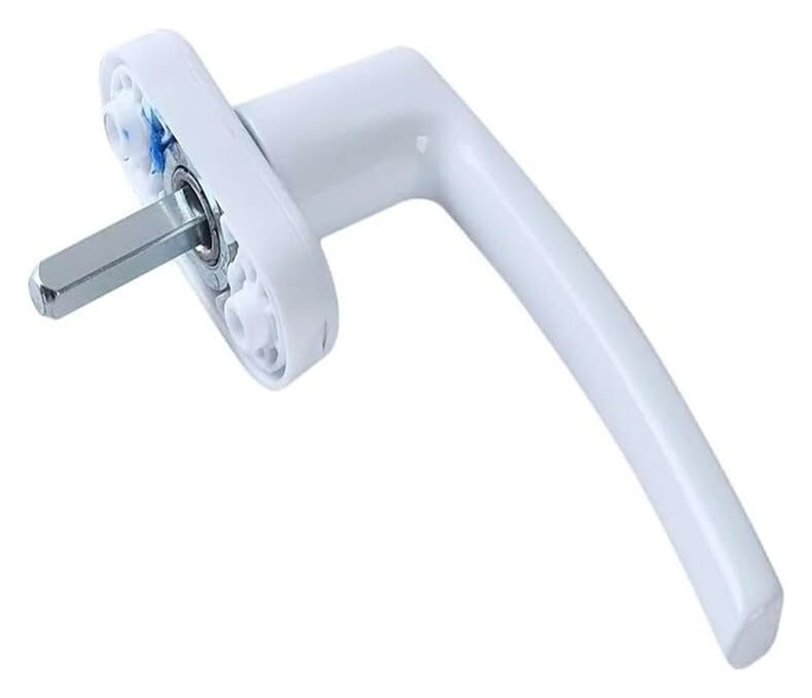 UPVC Window Handles, Kirsite Upvc Window Security Handle White Key Locking for Double Glazing with Screws