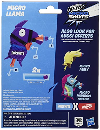 Blaster Nerf MS Fortnite Llama avec tir haute précision et recharge rapide