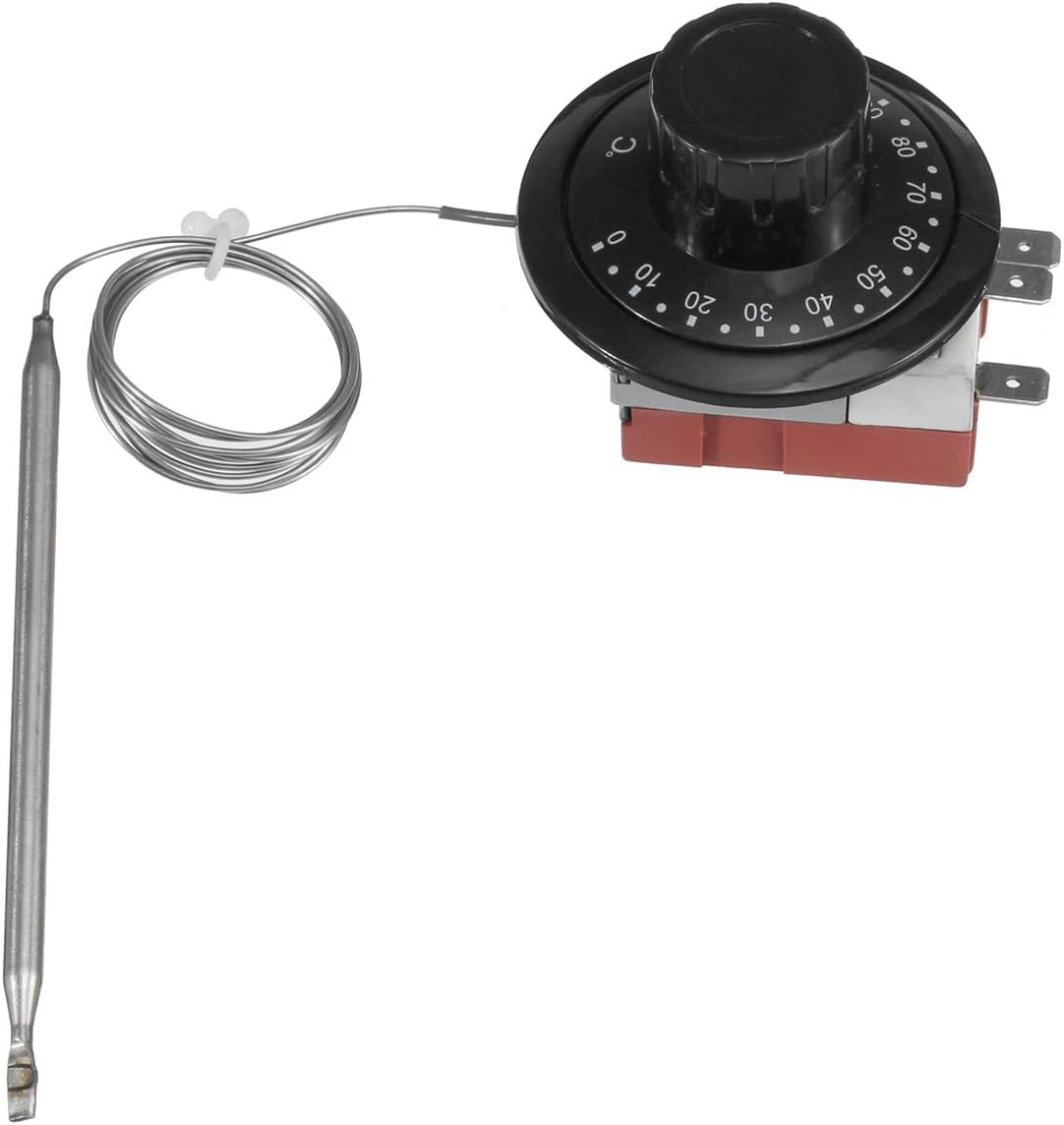 Thermostat électrique Réglable 0–120°C Avec Sonde – Pour Système De Refroidissement Moteur 12V, Installation Facile