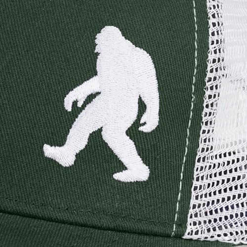 Image of Wild Bigfoot Trucker Hats for Men & Women - Great Men's Snapback Hats, Perfect for Bigfoot Gifts Sasquatch Gifts