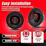 MB Quart XK2-113 5.25-Inch 180 Watt 2-Way Coaxial Speaker System for Premium Car Audio - Image 4