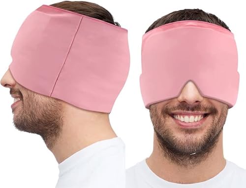 YONII Chapéu Para Dor De Cabeça, Envoltório De Cabeça Com Gelo Para Alívio Da Enxaqueca, Touca De Te