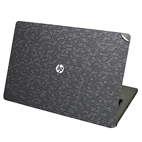 Image of GADGETS WRAP Premium Vinyl Laptop Decal Top Only Compatible with HP Elitebook Folio 9480M - Silver Honeycomb