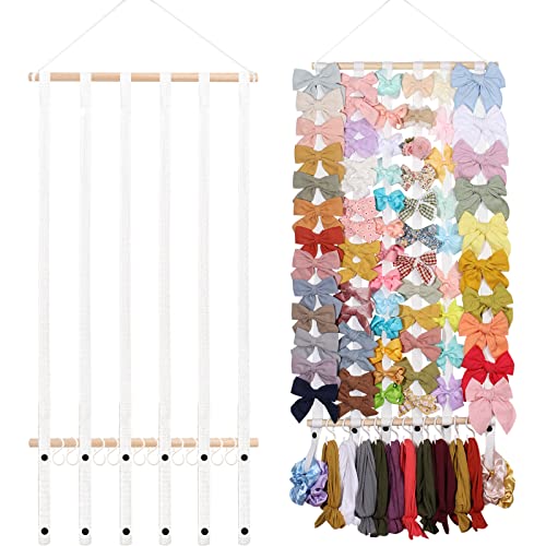OAOLEER Hair Bow Holder Organizer for Girls Hair Clips Headband Storage