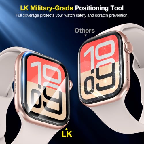 Image of LK 6 Pack for Apple Watch Screen Protector 40mm, Apple Watch SE Series 6 /5 /4 Screen Protector- Anti-Scratch, Self-Healing Soft TPU, Bubble Free, HD Transparent, Touch Sensitive