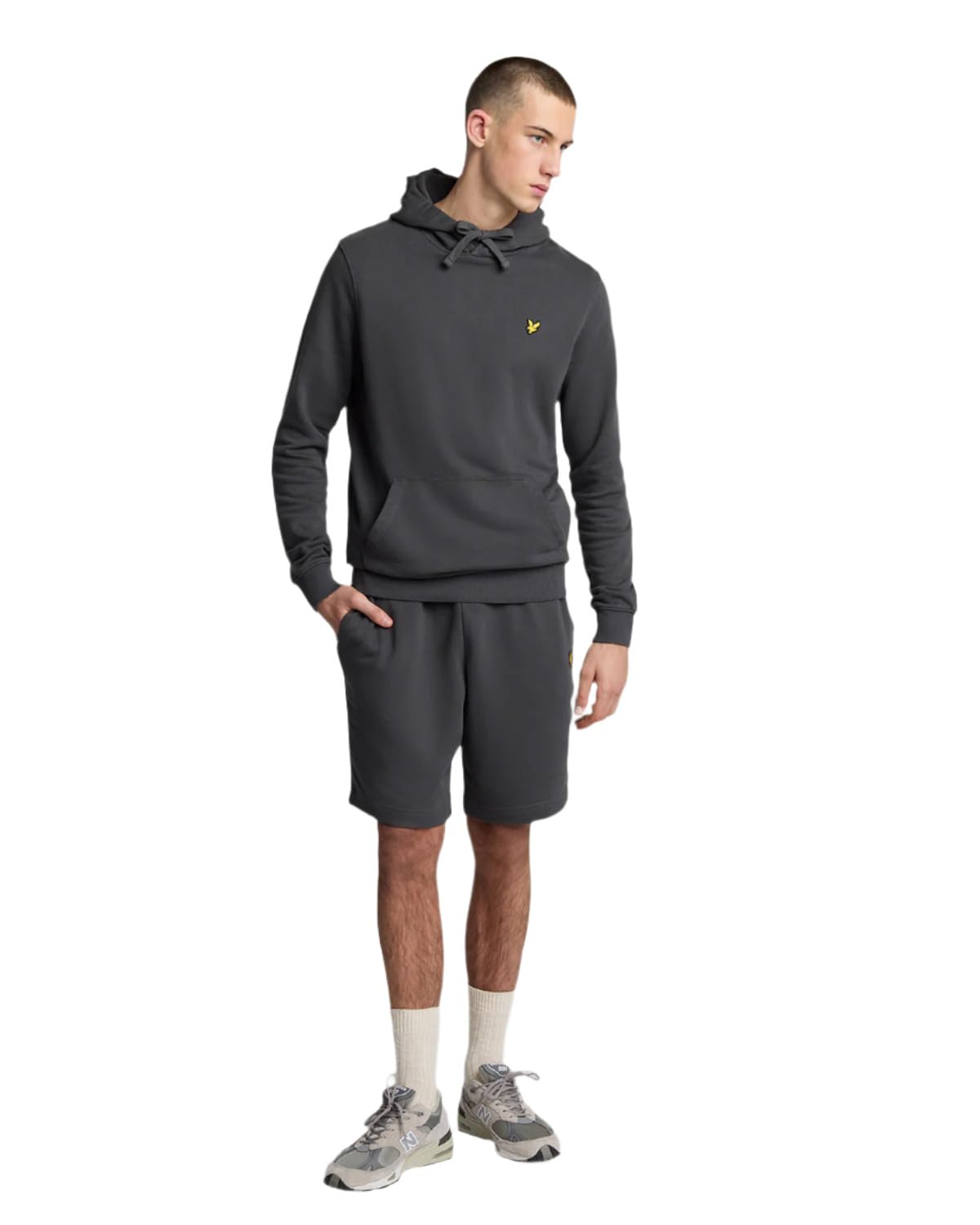 Lyle & Scott Men's   Grey Cotton Sweat Short in Size XS, BrandAlley