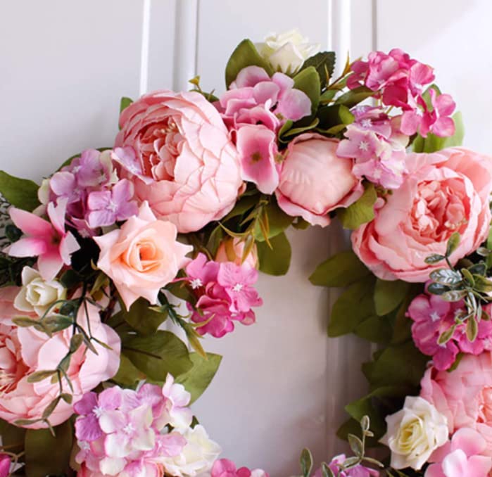 GUOCU Ghirlanda di Simulazione Artificiale Fiore Peonia Corona di di