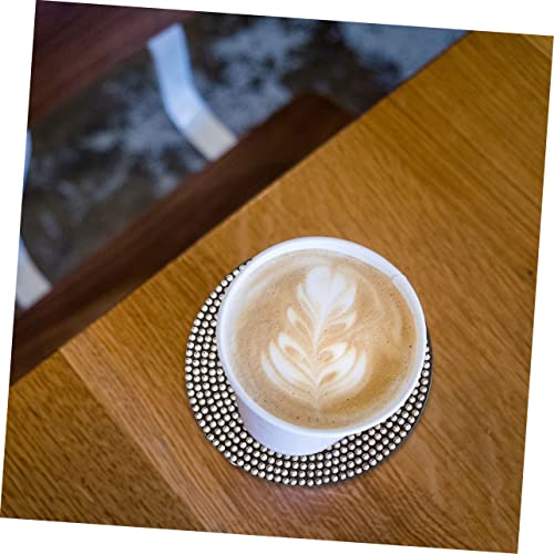Tapis de tasse antidérapant pour table basse et bureau ensemble chic de dessous de verre - 4