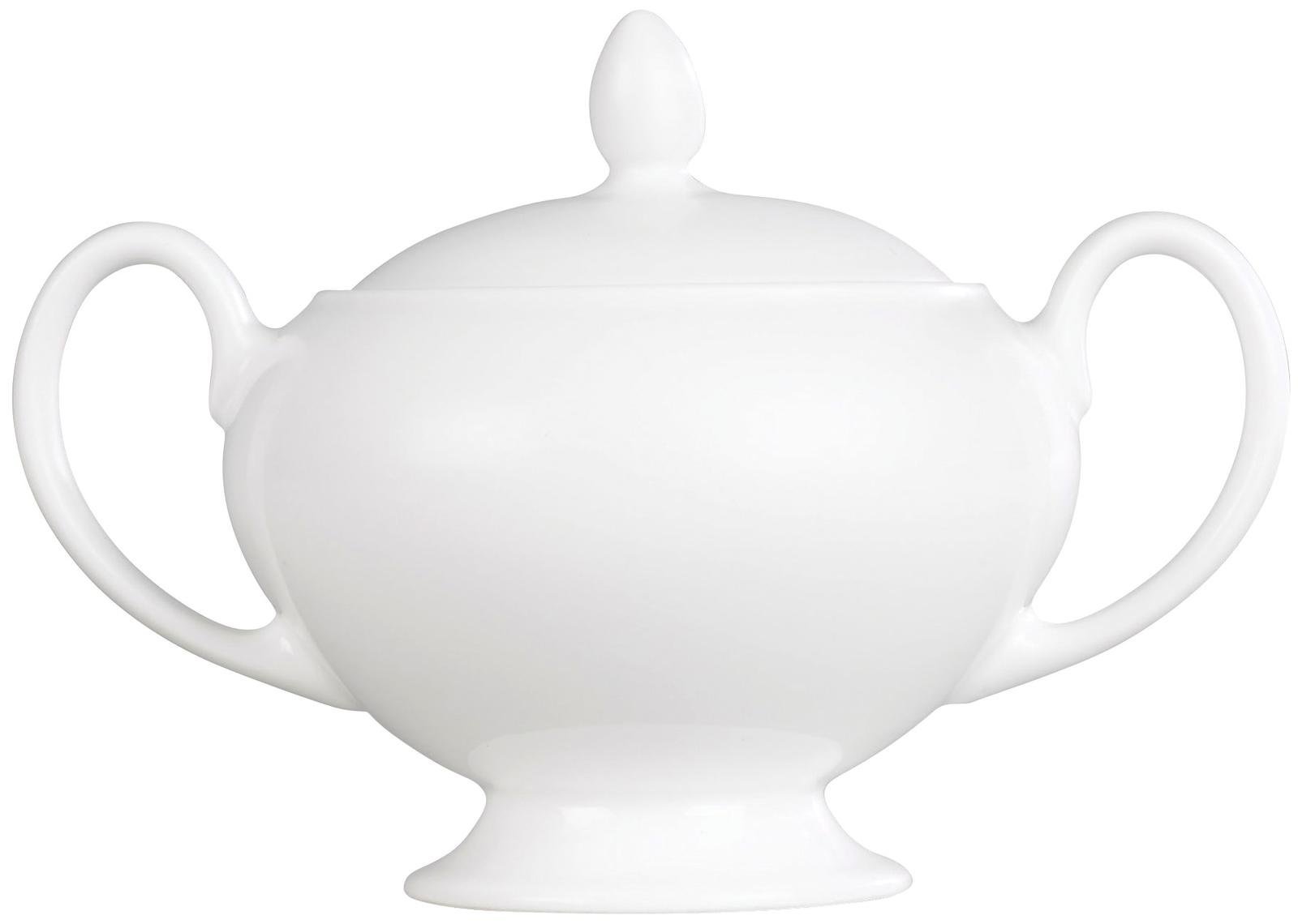 Wedgwood Sterling Bone China Sugar Bowl - Platinum Band, Formal Tea Service, Dishwasher Safe - View #4