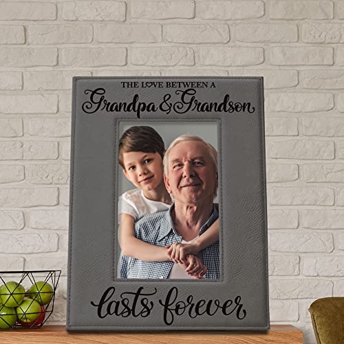 Kateposhthelovebetweenagrandpagrandsonlastsforeverengravedgreyleatherpictureframegiftforgrandpagiftsfromgrandsongrandparentsdaygifts5x7vertical Urban Country Home Decor Kate posh the love between a grandpa grandson lasts forever engraved grey leather picture frame gift for grandpa gifts from grandson grandparents day gifts 5×7 vertical urban country home decor