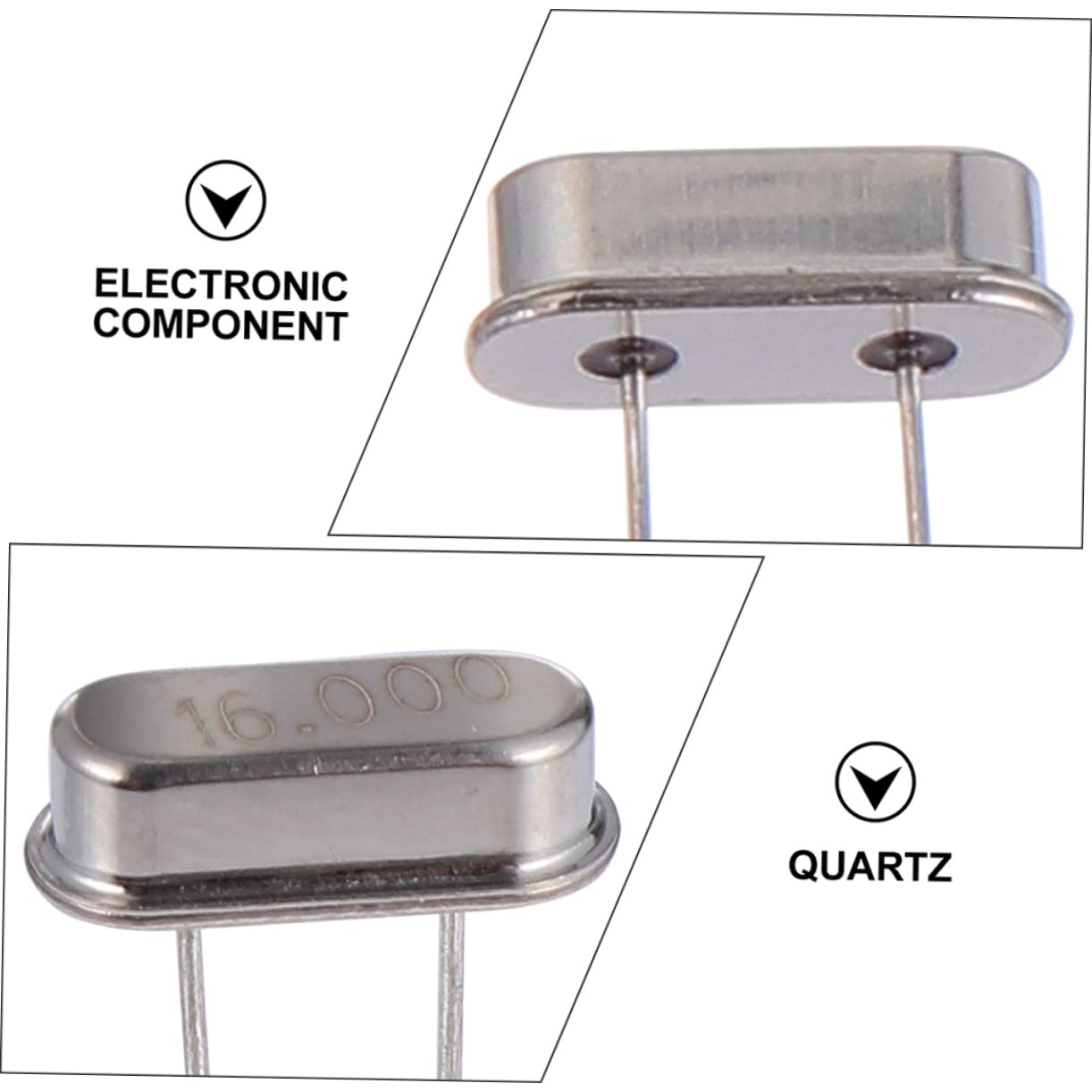 Mikikit 3sets Professional Quartz Crystal Oscillator Crystal Resonator Quartz Filter Tv Accessory Part 100pcs*3