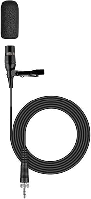 ikapok Clipmic Digital for Sennheiser ME 2-II Omnidirectional Lavalier Microphone (Black)