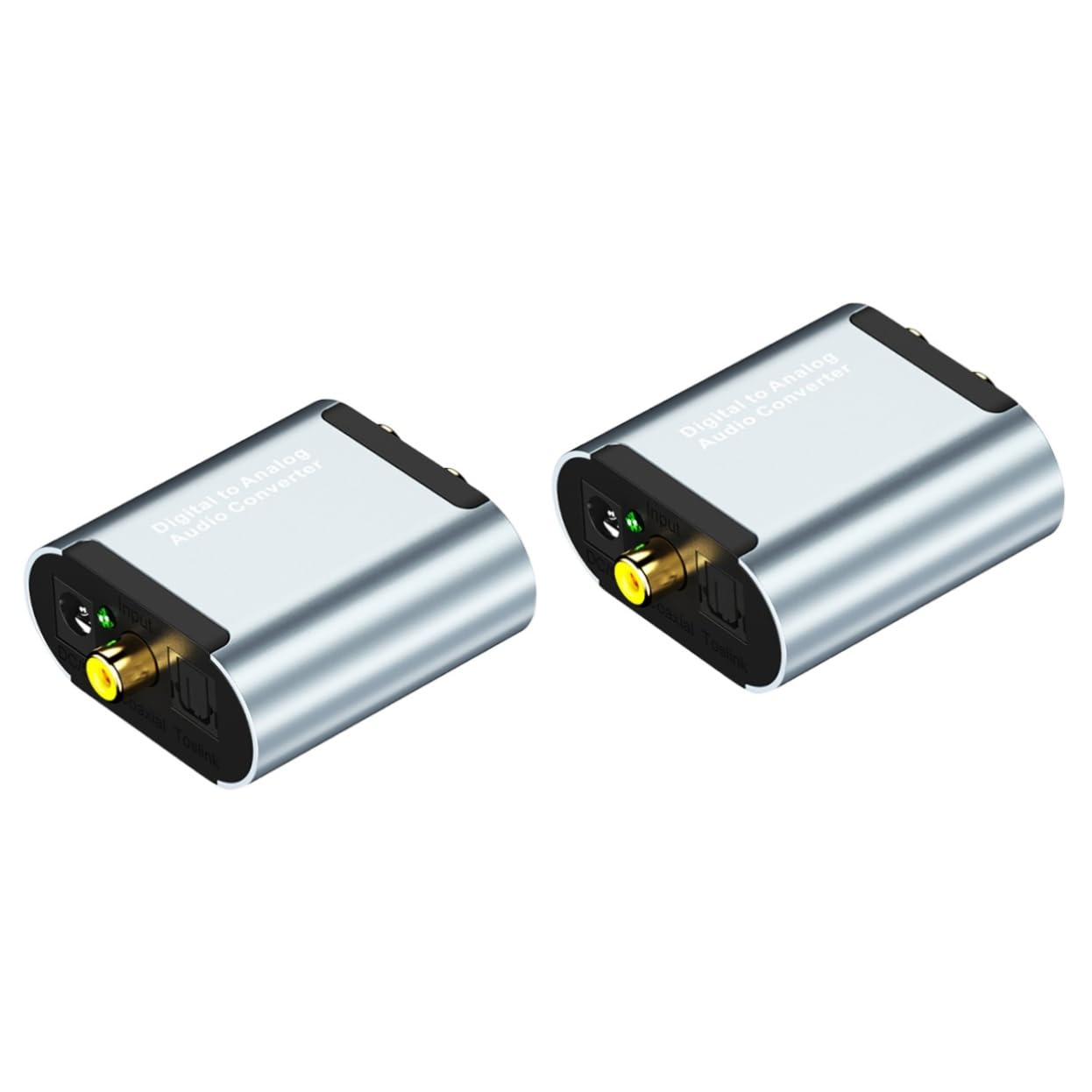 Hemobllo 2sets Convertitore Audio Convertitore Coassiale e Adattatore Per Domestici