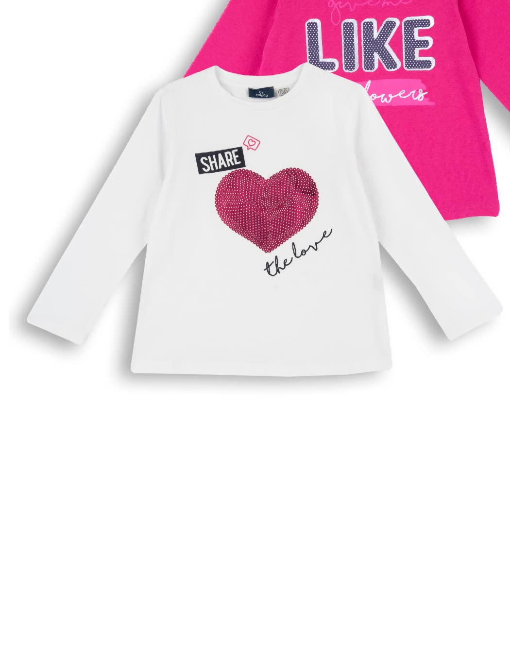 Chicco Set di t-Shirt per Neonati e Bambini (Pacco da 3) Ragazze
