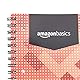 Amazon Basics Spiral-Notizblock, 100 Blatt/200 Seiten, A5, 80 GSM, 3 Stück, Red