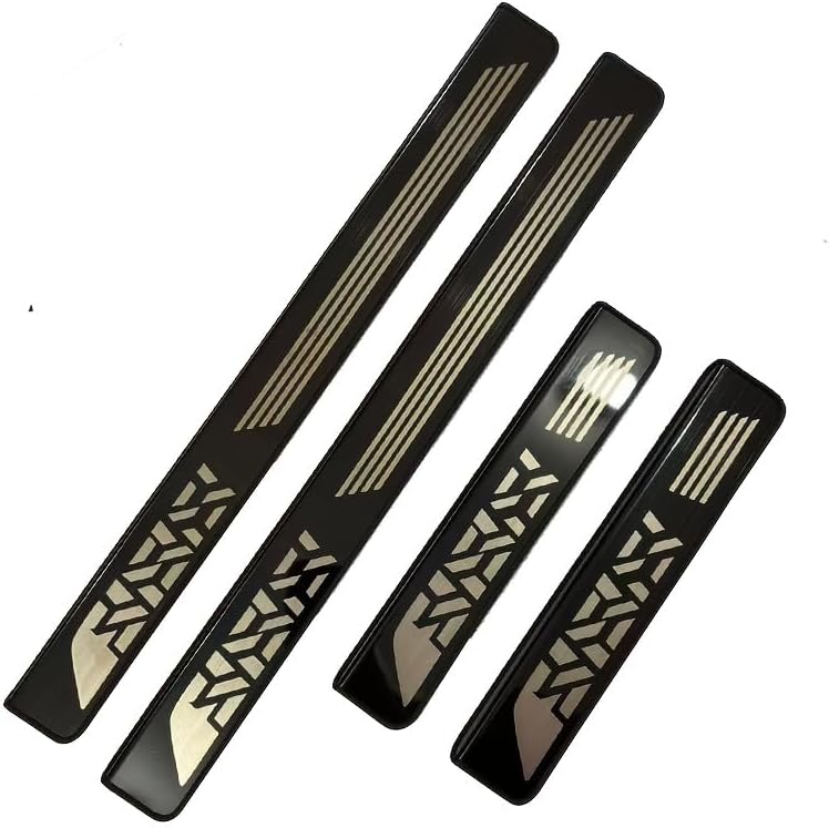 4 Pcs Car Door Sill Scuff Plate Guard for Lexus New TX 350 TX350 2024 2025, Stainless Steel Anti-Scratch Threshold Cover Strips Door Entry Guard Protector Trim