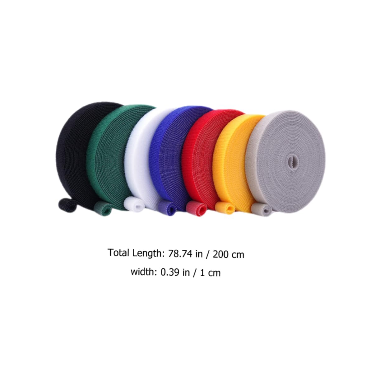 Kisangel 5 Set Fettuccia per Piante Nylon Legature Riutilizzabili per Giardinaggio Adatte per Piante Rampicanti E Organizzazione Assortiti 7 Pezzi*5