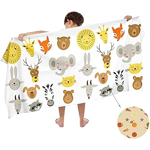 Ulticool Quick Drying Cute Animals Towel Cover