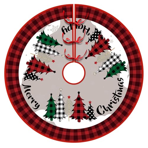 Weihnachtsbaumdecke Rund 120cm/47zoll Weihnachtsbaum Decke Rock...