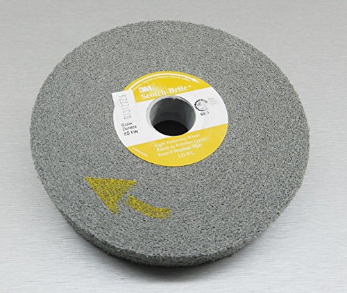 3M LIGHT DEBURRING WHEEL FINE SCOTCH-BRITE 8S FIN SILCON CARBIDE 6x1x1 LD-WL (E13) - //coolthings.us