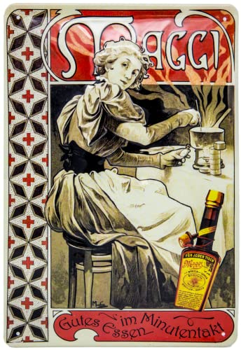 Geprägtes Geprägtes Retro Blechschild, Küchen Deko Schild passend für...