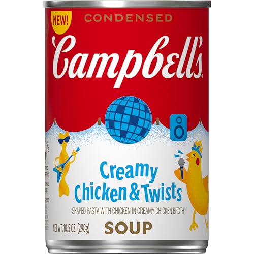 Campbell’s Condensed Kids Creamy Chicken and Twists Soup, 10.5 oz