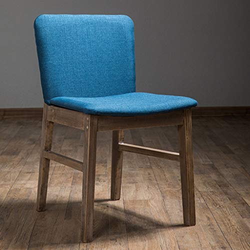 Chaise de salle à manger moderne design bleu lot de 2 haut de gamme