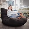 Aiire Fauteuil Pouf Géant XXL Salon Moderne - Canapé Bean Bag Avec Remplissage Beige Confortable Pour Chambre Adulte Et Ado